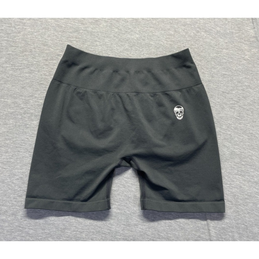 Gymreapers Infinity Seamless Biker Shorts Womens XS Black Scrunch Butt Workout